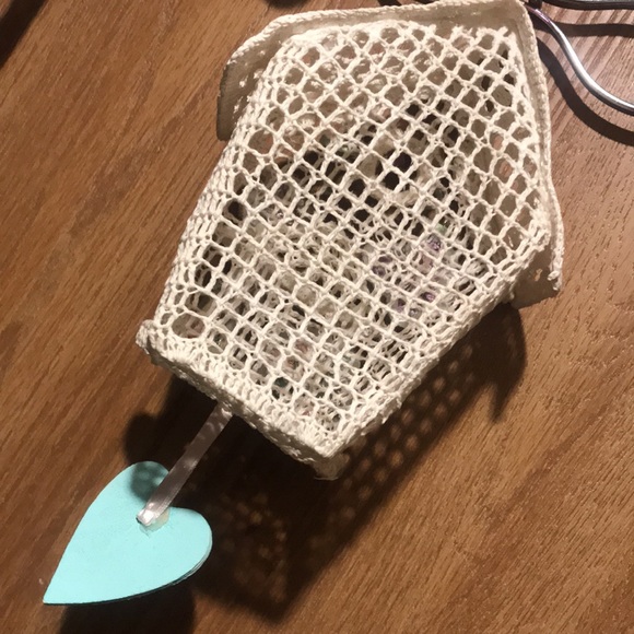 Handmade Vintage Macrame Cottage Birdhouse - Picture 10 of 16